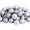 Northlight 96ct. 1.5" Silver Splendor Shatterproof 4-Finish Christmas Ball Ornaments 2 Northlight 96ct. 1.5" Silver Splendor Shatterproof 4-Finish Christmas Ball Ornaments -Michaels X-Mas Decor D253890S 1