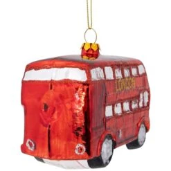 Northlight 4.5" Red Double Decker London Tour Bus Christmas Ornament -Michaels X-Mas Decor D253902S 15