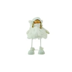 Northlight 24" Snowy Woodlands Plush White Angel Bobble Girl Christmas Figure 11 Northlight 24" Snowy Woodlands Plush White Angel Bobble Girl Christmas Figure -Michaels X-Mas Decor D253918S 11