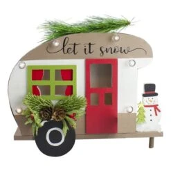 Northlight 12" Let It Snow RV Christmas Tabletop Decoration 16 Northlight 12" Let It Snow RV Christmas Tabletop Decoration -Michaels X-Mas Decor D253935S 11