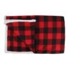 Northlight Black & Red Buffalo Plaid Christmas Throw Cover With Sherpa Backing -Michaels X-Mas Decor D253945S 1
