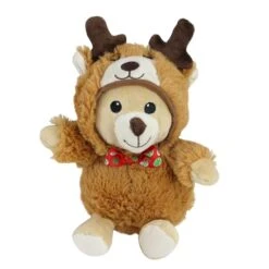 Northlight 8" Teddy Bear Stuffed Animal Figures In Christmas Costumes -Michaels X-Mas Decor D253949S 13