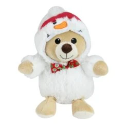 Northlight 8" Teddy Bear Stuffed Animal Figures In Christmas Costumes -Michaels X-Mas Decor D253949S 2