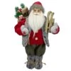 Northlight 18" Standing Santa Christmas Figure Carrying Presents & Sled -Michaels X-Mas Decor D253955S 1