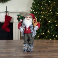 Northlight 18" Standing Santa Christmas Figure Carrying Presents & Sled 14 Northlight 18" Standing Santa Christmas Figure Carrying Presents & Sled -Michaels X-Mas Decor D253955S 12