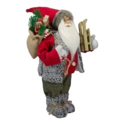 Northlight 18" Standing Santa Christmas Figure Carrying Presents & Sled 15 Northlight 18" Standing Santa Christmas Figure Carrying Presents & Sled -Michaels X-Mas Decor D253955S 13