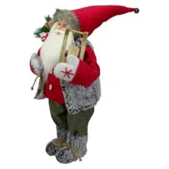 Northlight 18" Standing Santa Christmas Figure Carrying Presents & Sled 16 Northlight 18" Standing Santa Christmas Figure Carrying Presents & Sled -Michaels X-Mas Decor D253955S 14