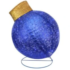 Northlight 3ft. Blue LED Twinkling Glittered Christmas Ball Ornament Decoration 10 Northlight 3ft. Blue LED Twinkling Glittered Christmas Ball Ornament Decoration -Michaels X-Mas Decor D253971S 2