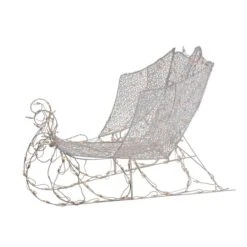 Northlight 4ft. White Pre-Lit Crystal 3D Sleigh Christmas Decoration -Michaels X-Mas Decor D253982S 11
