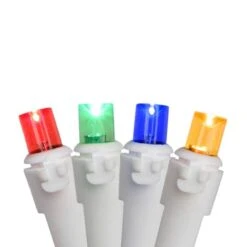 Northlight 100ct. LED Wide Angle Icicle Christmas Lights With White Wire Multicolor -Michaels X-Mas Decor D254013S 11