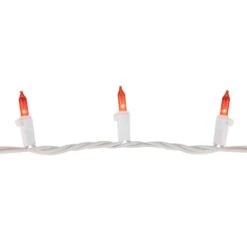 Northlight 100ct. Mini Christmas String Lights With White Wire Gold -Michaels X-Mas Decor D254016S 4