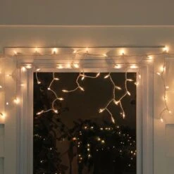 Northlight 300ct. Clear Mini Incandescent Icicle String Lights 14 Northlight 300ct. Clear Mini Incandescent Icicle String Lights -Michaels X-Mas Decor D254018S 3