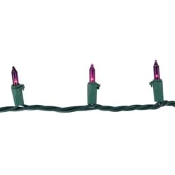 Northlight 50ct. Mini Christmas String Lights With Green Wire Purple -Michaels X-Mas Decor D254037S 4