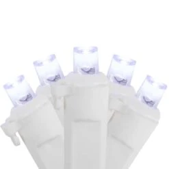 Northlight 100ct. LED Wide Angle Icicle Christmas Lights With White Wire Pure White 13 Northlight 100ct. LED Wide Angle Icicle Christmas Lights With White Wire Pure White -Michaels X-Mas Decor D254054S 11