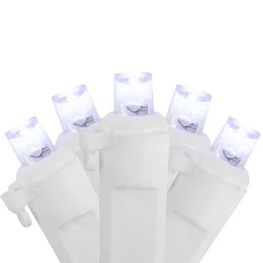 Northlight 100ct. LED Wide Angle Icicle Christmas Lights With White Wire Pure White 7 Northlight 100ct. LED Wide Angle Icicle Christmas Lights With White Wire Pure White - Image 5