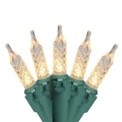 Northlight 200ct. Clear LED M5 String Lights -Michaels X-Mas Decor D254056S 1 1