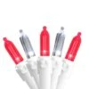 Northlight 100ct. White & Red Mini String Lights -Michaels X-Mas Decor D254058S 1