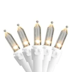 Northlight 100ct. LED Mini Christmas Lights With White Wire Warm White -Michaels X-Mas Decor D254062S 1 1