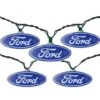 Northlight 10ct. Blue & White Ford Logo Novelty String Lights 2 Northlight 10ct. Blue & White Ford Logo Novelty String Lights -Michaels X-Mas Decor D254068S 1
