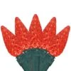 Northlight 70ct. LED Faceted C6 Christmas String Lights Red -Michaels X-Mas Decor D254083S 1