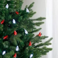 Northlight 25ct. LED C7 Christmas String Lights Red/White -Michaels X-Mas Decor D254092S 5