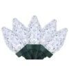 Northlight 100ct. LED Faceted C7 Christmas String Lights Pure White -Michaels X-Mas Decor D254093S 1