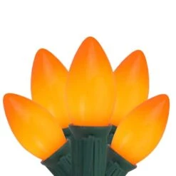 Northlight 25ct. Opaque C9 Christmas String Lights Orange 10 Northlight 25ct. Opaque C9 Christmas String Lights Orange -Michaels X-Mas Decor D254098S 1 1