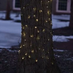 Northlight 2ft. X 8ft. LED Tree Trunk Wrap Christmas Net Lights Clear -Michaels X-Mas Decor D254104S 12