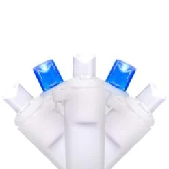Northlight 50ct. LED Wide Angle Christmas String Lights With White Wire Blue/White 18 Northlight 50ct. LED Wide Angle Christmas String Lights With White Wire Blue/White -Michaels X-Mas Decor D254109S 1 1