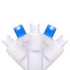 Northlight 50ct. LED Wide Angle Christmas String Lights With White Wire Blue/White 1 Northlight 50ct. LED Wide Angle Christmas String Lights With White Wire Blue/White -Michaels X-Mas Decor D254109S 1