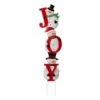 Glitzhome® 48" JOY Snowman Yard Stake, Horizontal Or Vertical -Michaels X-Mas Decor D254126S 1