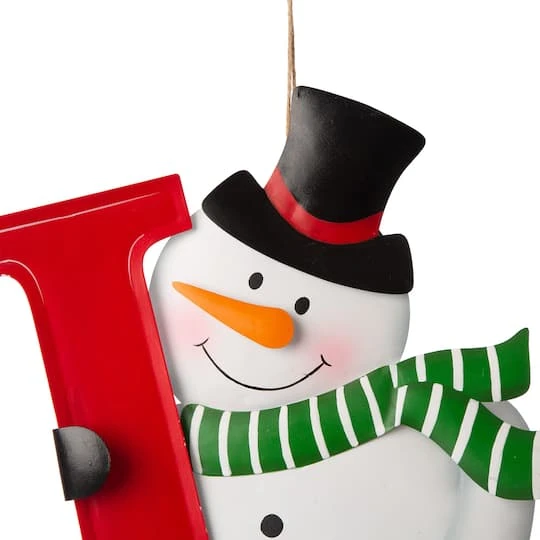 Glitzhome® 48" JOY Snowman Yard Stake, Horizontal Or Vertical 6 Glitzhome® 48" JOY Snowman Yard Stake, Horizontal Or Vertical - Image 5