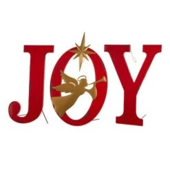 Glitzhome® 36" JOY Angel Yard Stake, Wall Or Standing Décor 14 Glitzhome® 36" JOY Angel Yard Stake, Wall Or Standing Décor -Michaels X-Mas Decor D254133S 3