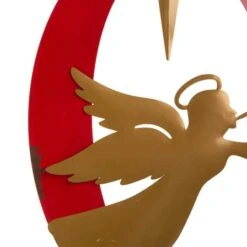 Glitzhome® 36" JOY Angel Yard Stake, Wall Or Standing Décor 18 Glitzhome® 36" JOY Angel Yard Stake, Wall Or Standing Décor -Michaels X-Mas Decor D254133S 7