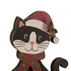 Glitzhome® 8" Wooden Metal Cat And Dog Stocking Holder Set 14 Glitzhome® 8" Wooden Metal Cat And Dog Stocking Holder Set -Michaels X-Mas Decor D254137S 3