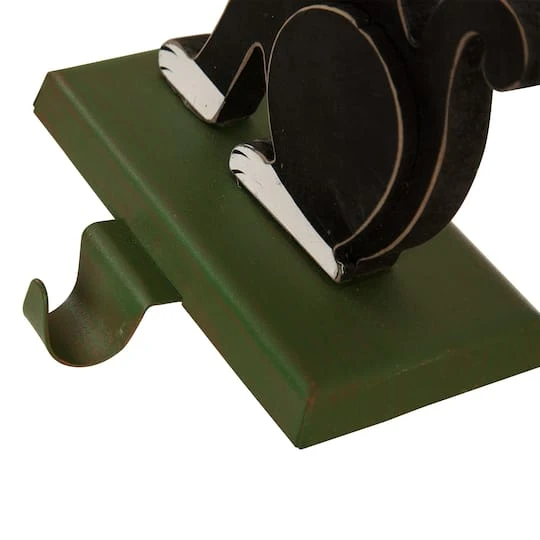 Glitzhome® 8" Wooden Metal Cat And Dog Stocking Holder Set 8 Glitzhome® 8" Wooden Metal Cat And Dog Stocking Holder Set - Image 6