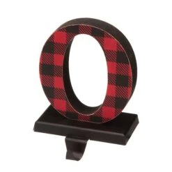 Glitzhome® Red Plaid Noel Stocking Holders, 4ct. -Michaels X-Mas Decor D254154S 5