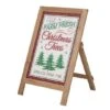 Glitzhome® 24" Wooden Christmas Trees Porch Sign -Michaels X-Mas Decor D254158S 1