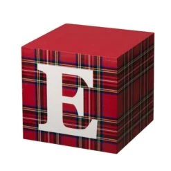 Glitzhome® 3.5ft. Wooden Plaid Believe Porch Décor -Michaels X-Mas Decor D254160S 7