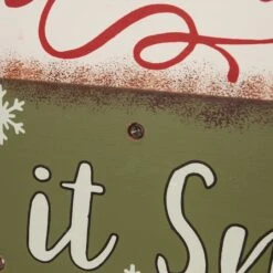 Glitzhome® 12" LED Wooden Block Holiday Word Sign -Michaels X-Mas Decor D254179S 3