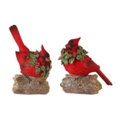 Melrose Red Cardinal Figurines Set 5.5" & 7"