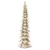 Melrose 34.5" Unlit White & Gold Artificial Christmas Tree 2 Melrose 34.5" Unlit White & Gold Artificial Christmas Tree -Michaels X-Mas Decor D254741S 1