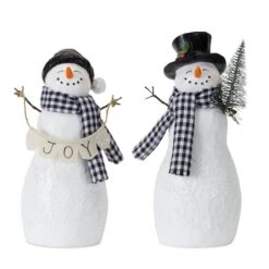 Melrose 8.5" Snowman Tabletop Accents, 4ct.
