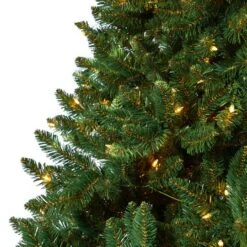 7ft. Pre-Lit Northern Rocky Spruce Artificial Christmas Tree, Clear LED Lights 13 7ft. Pre-Lit Northern Rocky Spruce Artificial Christmas Tree, Clear LED Lights -Michaels X-Mas Decor D255813S 3