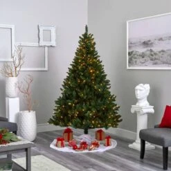 7ft. Pre-Lit Northern Rocky Spruce Artificial Christmas Tree, Clear LED Lights 16 7ft. Pre-Lit Northern Rocky Spruce Artificial Christmas Tree, Clear LED Lights -Michaels X-Mas Decor D255813S 6