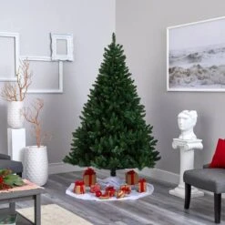 7ft. Pre-Lit Northern Rocky Spruce Artificial Christmas Tree, Clear LED Lights 15 7ft. Pre-Lit Northern Rocky Spruce Artificial Christmas Tree, Clear LED Lights -Michaels X-Mas Decor D255813S 7