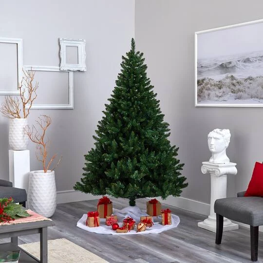 7ft. Pre-Lit Northern Rocky Spruce Artificial Christmas Tree, Clear LED Lights 8 7ft. Pre-Lit Northern Rocky Spruce Artificial Christmas Tree, Clear LED Lights - Image 6