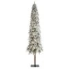 9ft. Pre-Lit Flocked Grand Alpine Artificial Christmas Tree, Clear LED Lights 1 9ft. Pre-Lit Flocked Grand Alpine Artificial Christmas Tree, Clear LED Lights -Michaels X-Mas Decor D255837S 1