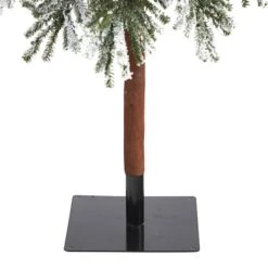 9ft. Pre-Lit Flocked Grand Alpine Artificial Christmas Tree, Clear LED Lights 14 9ft. Pre-Lit Flocked Grand Alpine Artificial Christmas Tree, Clear LED Lights -Michaels X-Mas Decor D255837S 4