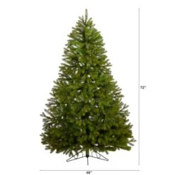 6ft. Pre-Lit Cambridge Spruce Flat Back Artificial Christmas Tree, Warm White LED Lights 20 6ft. Pre-Lit Cambridge Spruce Flat Back Artificial Christmas Tree, Warm White LED Lights -Michaels X-Mas Decor D255852S 2